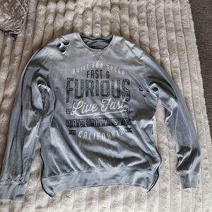 Women's Gray Affliction Crewneck